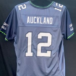 Seahawks #12 Auckland Jersey, Reebok NFL Sz. Medium